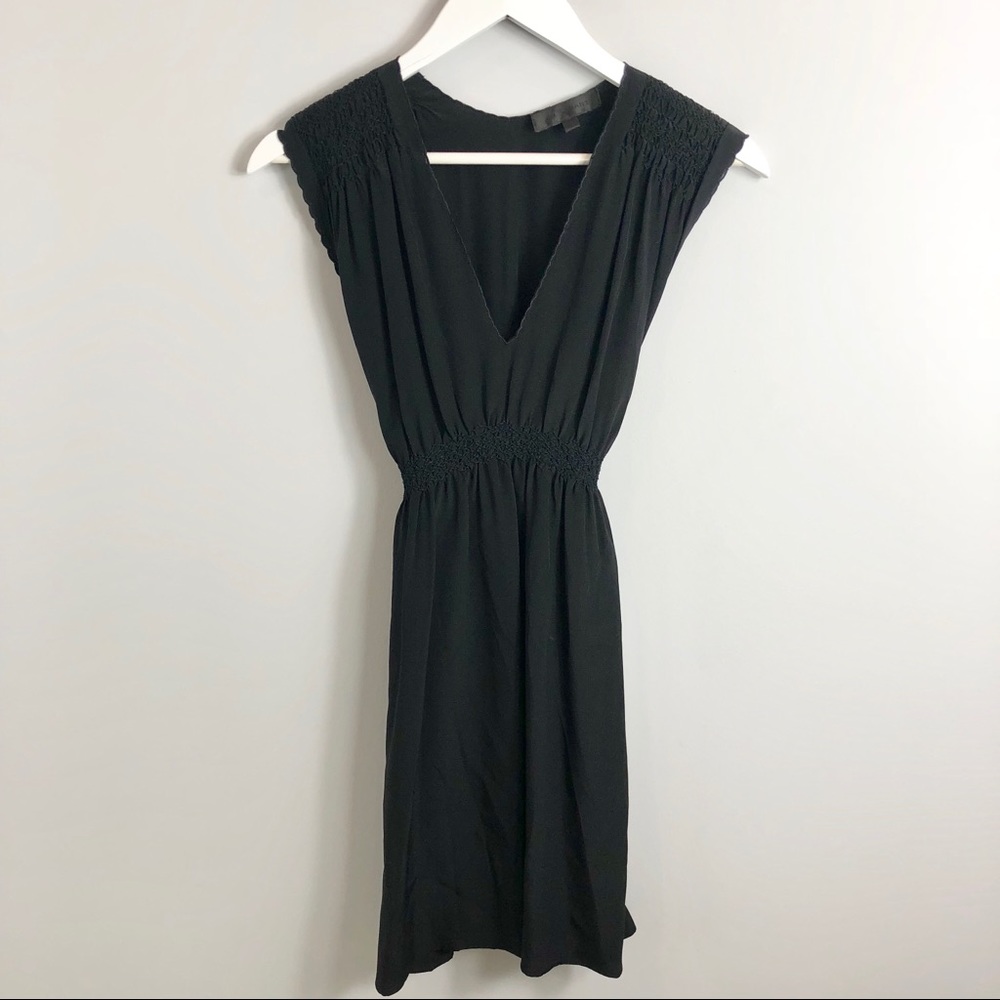 Jill Stuart Black Silk Dress